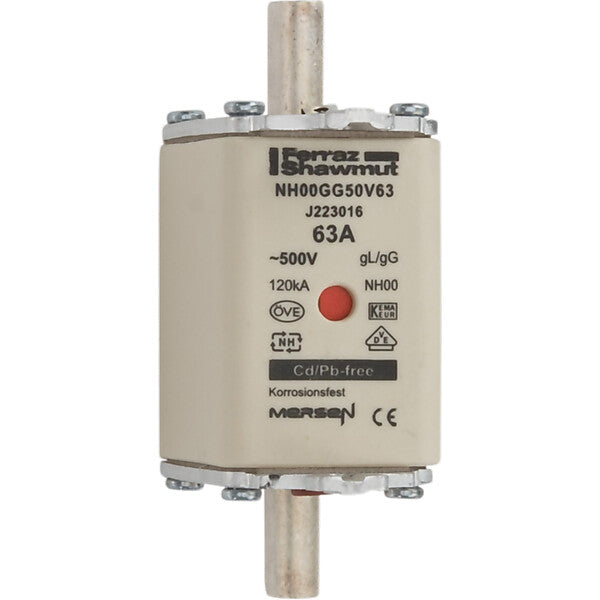 Mersen NH-Sicherungseinsatz SF Gr.00 gG 80A/500V KM NH00GG50V80